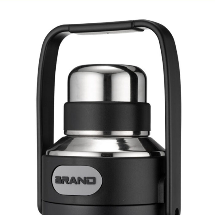 Hot and Cold Thermos Bottle Large Capacity Outdoor Water Jug Stainless Steel with Handle