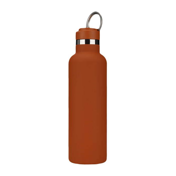 Standard Mouth Water Bottle Soft Touch Stainless Steel Metal Handle Hydro Vacuum Flask