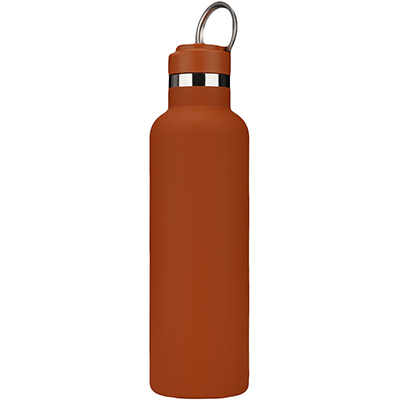 Standard Mouth Water Bottle Soft Touch Stainless Steel Metal Handle Hydro Vacuum Flask