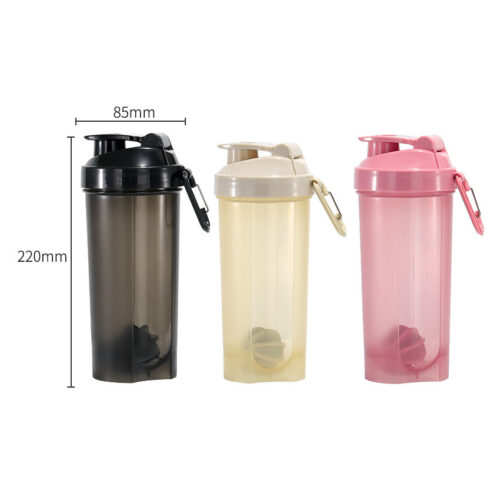 Customize Protein Shaker Water Bottle Portable Leakproof BPA Free Plastic for Pre Workout