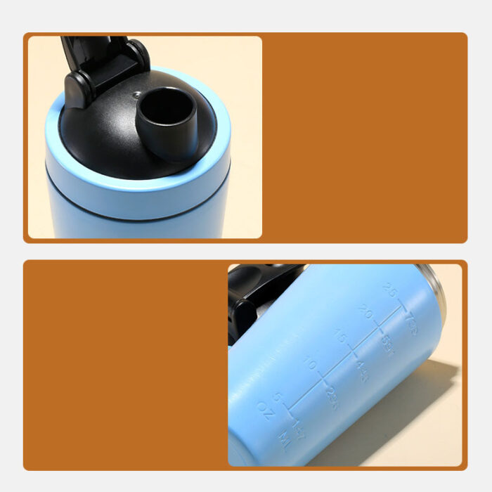 Factory Wholesale Insulated Stainless Steel Shaker Bottle Sports Water Cup for Protein Mixes