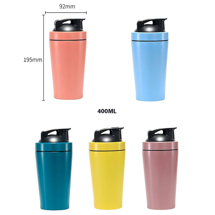 Factory Wholesale Insulated Stainless Steel Shaker Bottle Sports Water Cup for Protein Mixes