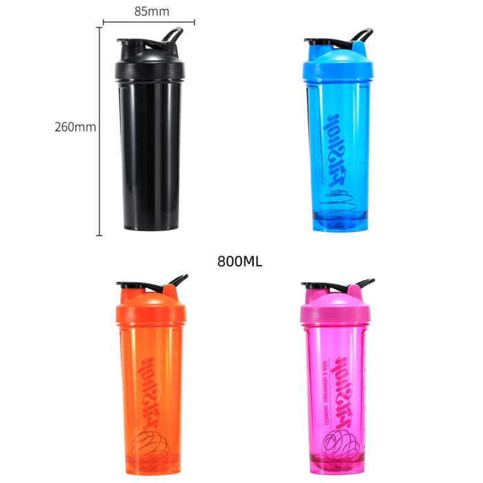 OEM Blender Shaker Bottle Wide-Mouth Sports Cup with Handle for Protein Mixes
