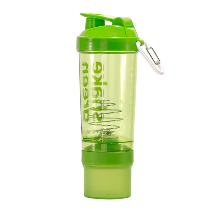 Wholesale Leak Proof Shaker Bottle BPA-Free Plastic Drinkware with Storage for Protein Powder
