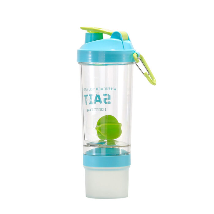 Wholesale Leak Proof Shaker Bottle BPA-Free Plastic Drinkware with Storage for Protein Powder