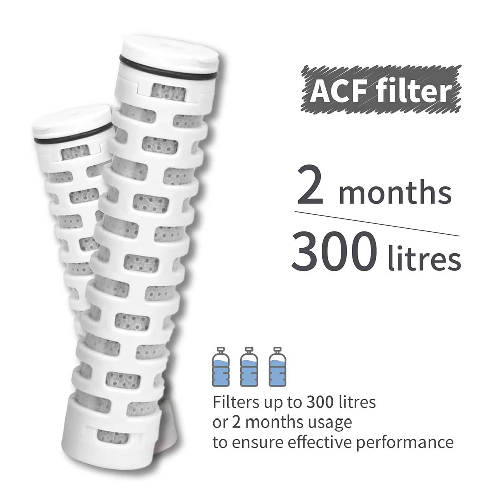 BPA-Free Portable Sports Water Bottle with Activated Carbon Filter for Travel Outdoor