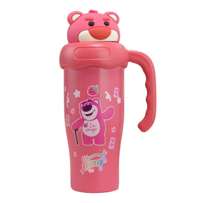Cartoon Vacuum Insulated Mug Portable Stainless Steel Kids Tumbler Wholesale Custom