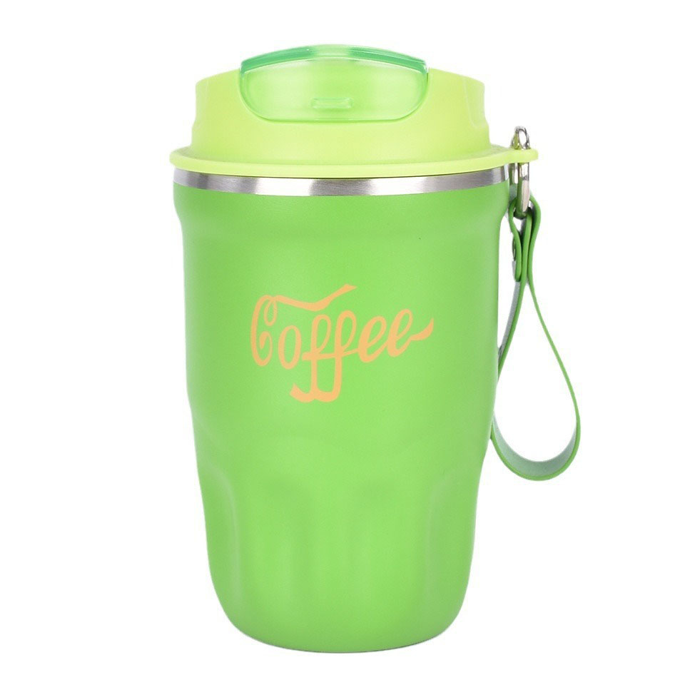 Custom Logo Reusable Stainless Steel Insulated Thermal Travel Coffee Mug Flask Bottle with Lid