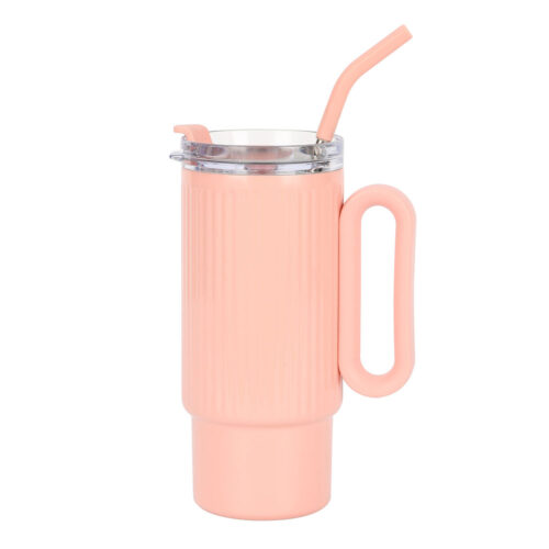 Leakproof Stainless Steel Vacuum Insulated Drinking Travel Mug 40oz Tumbler with Handle