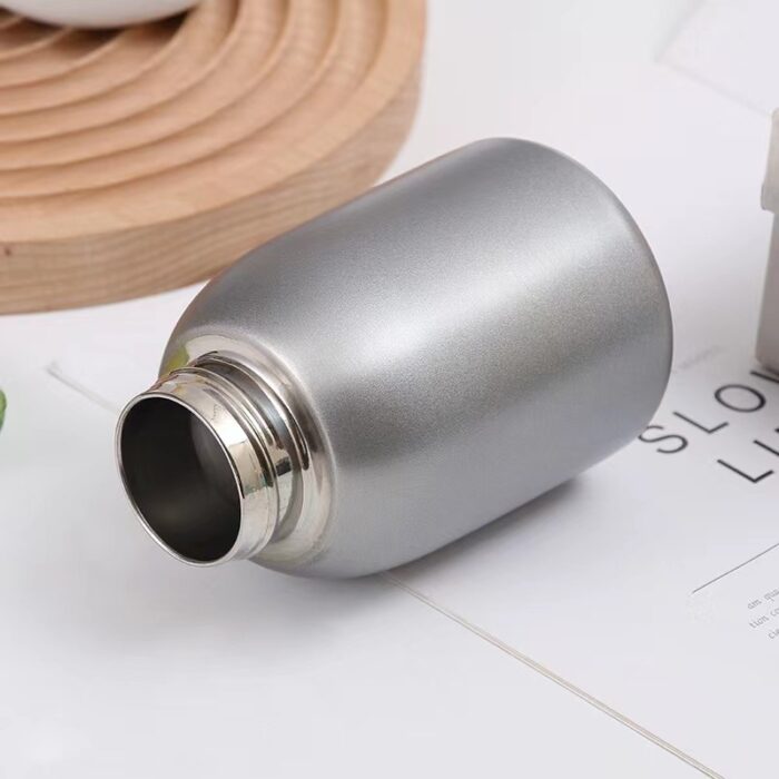 Mini Portable Stainless Steel Thermos Leakproof Thermal Travel Water Bottle with Handle for Kids