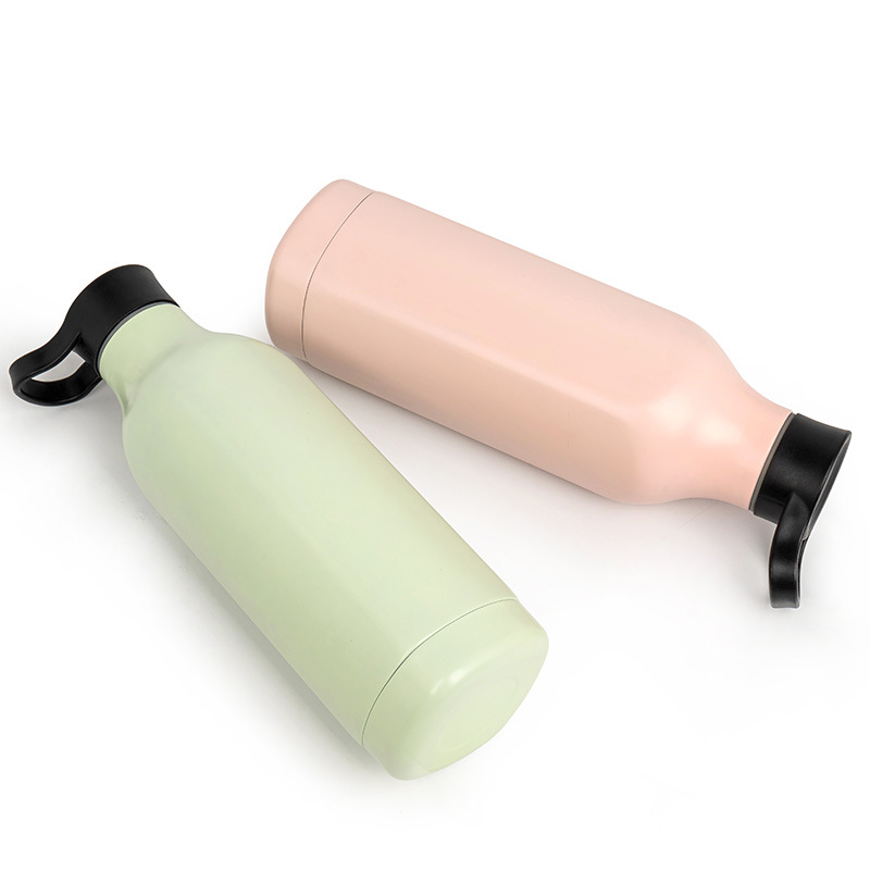 25oz/750ml American Wide Mouth Square Outdoor Sports Insulated Water Bottle