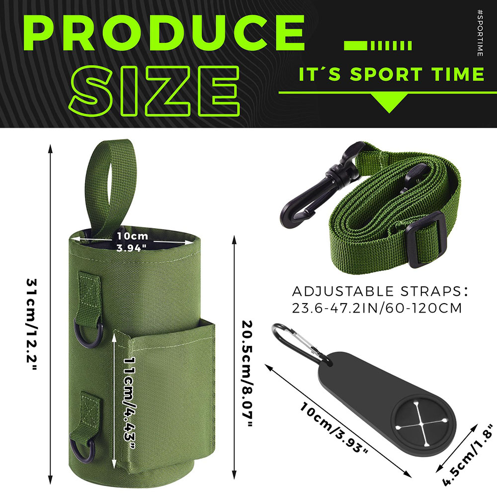 Outdoor Waterproof Hiking Sports Gym Crossbody Shoulder Magnetic Water Bottle Holder Sling Bag