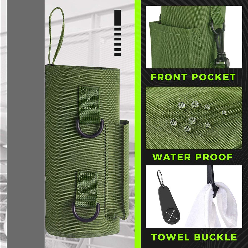 Outdoor Waterproof Hiking Sports Gym Crossbody Shoulder Magnetic Water Bottle Holder Sling Bag