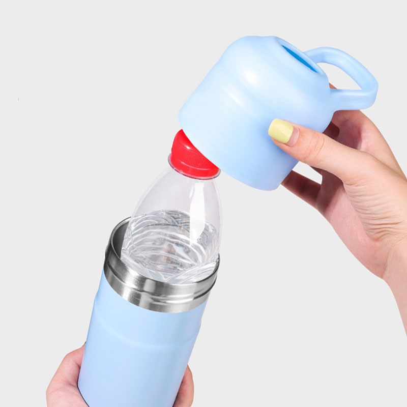 Portable Double Wall Can Bottle Cooler Stainless Steel Keeps Beverage Cold for Hours