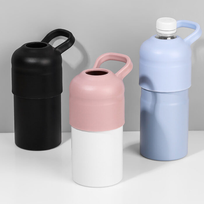 Portable Double Wall Can Bottle Cooler Stainless Steel Keeps Beverage Cold for Hours