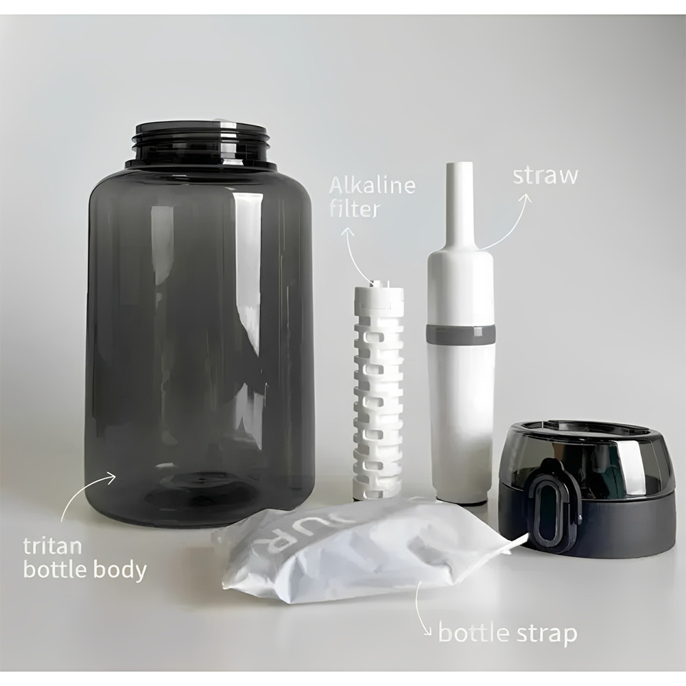 Reusable Water Bottle With Filter for Travel Sports Hiking Camping Biking Fitness