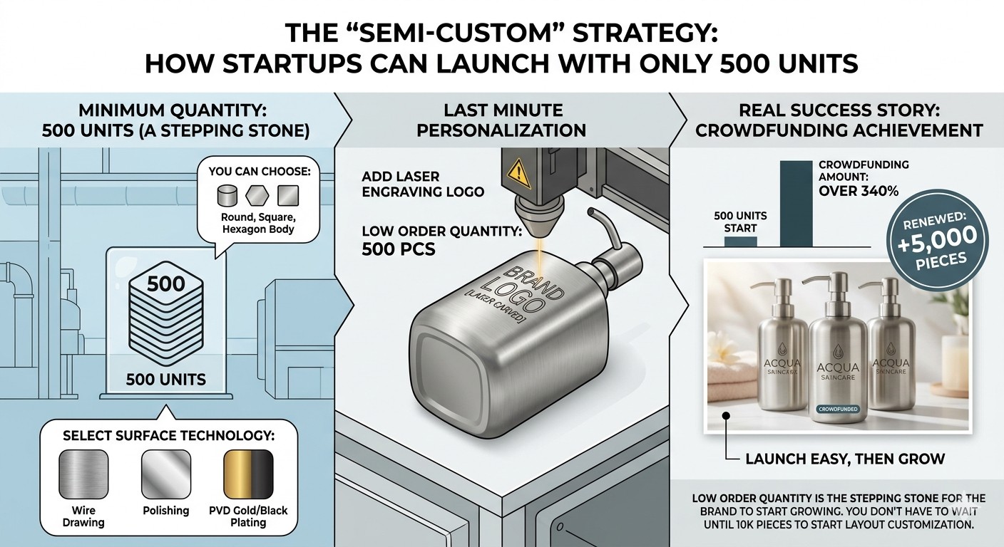 The Semi-Custom Strategy How Startups Can Launch with Only 500 Units The “Semi-Custom” Strategy: How Startups Can Launch with Only 500 Units