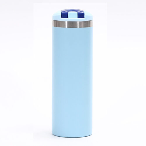 Travel Mug Leakproof Insulated Coffee Cup Reusable Stainless Steel Vacuum Straight Tumbler Flip up Lid 12oz 16oz Sublimation Ready