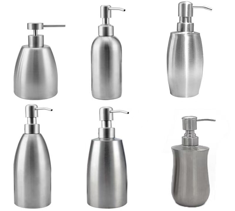 stainless steel soap dispenser