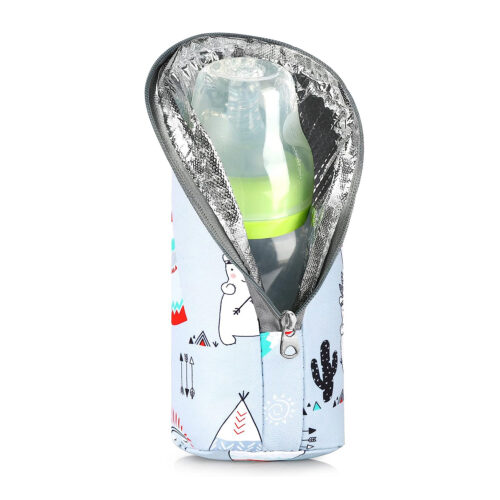 Custom Logo Insulated Portable High Quality Durable Breast Feeding Bottle Bag for Baby