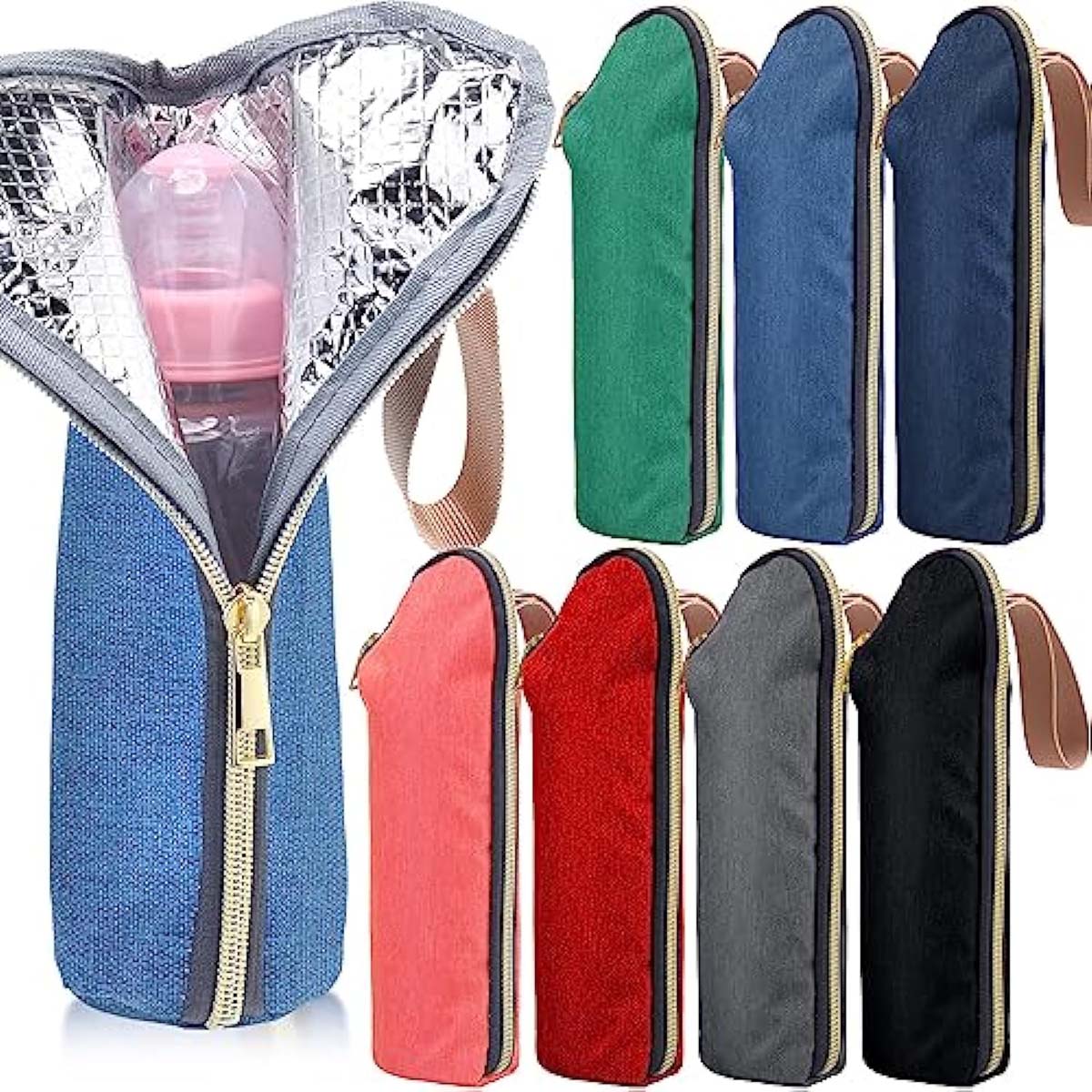 Custom Logo Portable High Quality Insulated Travel Breastmilk Baby Bottle Bag