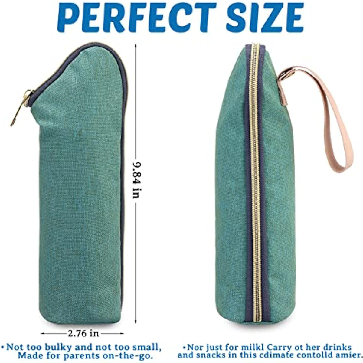 Custom Logo Portable High Quality Insulated Travel Breastmilk Baby Bottle Bag