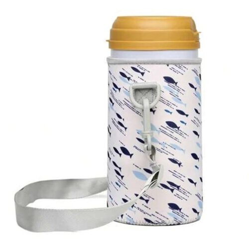 Custom Waterproof Sport Kids Crossbody Cover Water Bottle Holder Sling Bag with Removable Strap