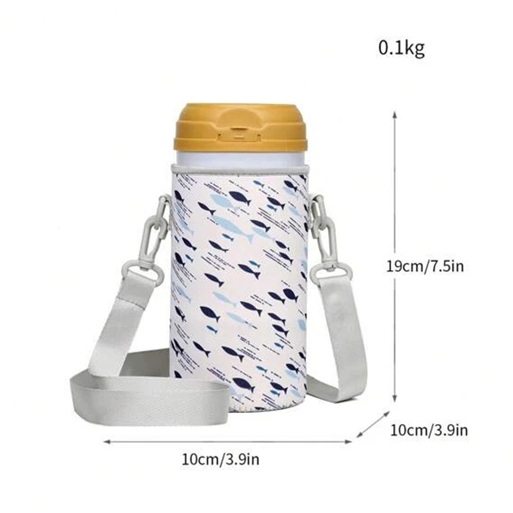 Custom Waterproof Sport Kids Crossbody Cover Water Bottle Holder Sling Bag with Removable Strap