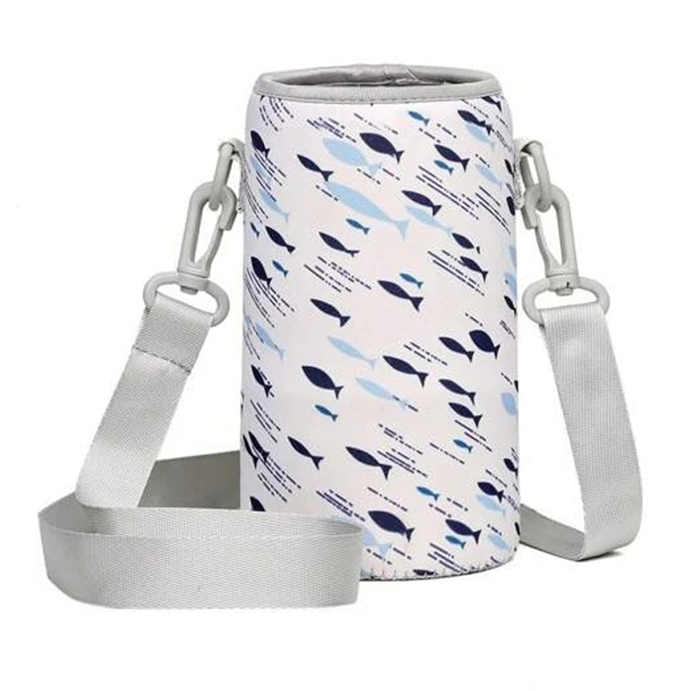 Custom Waterproof Sport Kids Crossbody Cover Water Bottle Holder Sling Bag with Removable Strap