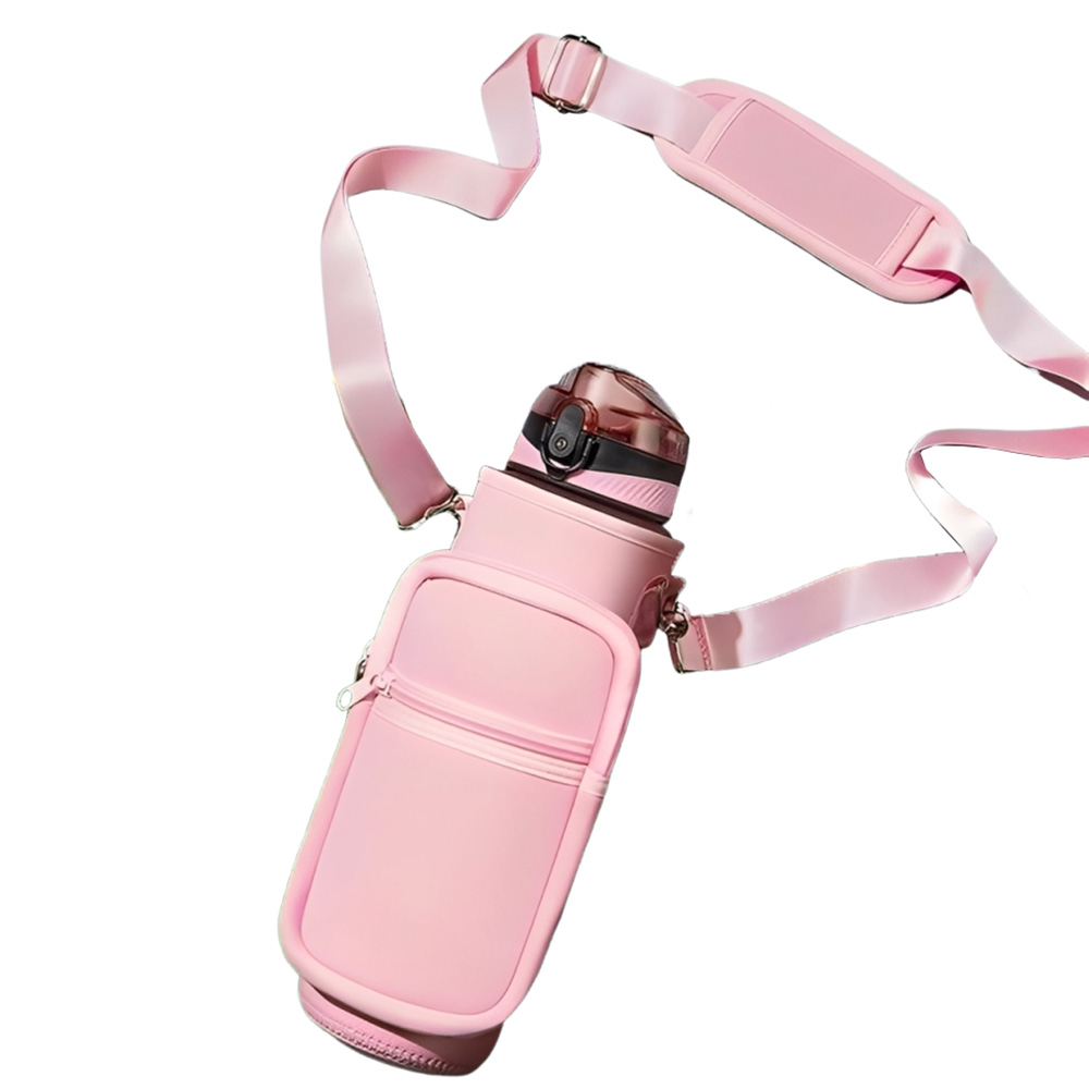 Outdoor Waterproof Hiking Sports Gym Nylon Crossbody Shoulder Water Bottle Holder Sling Bag