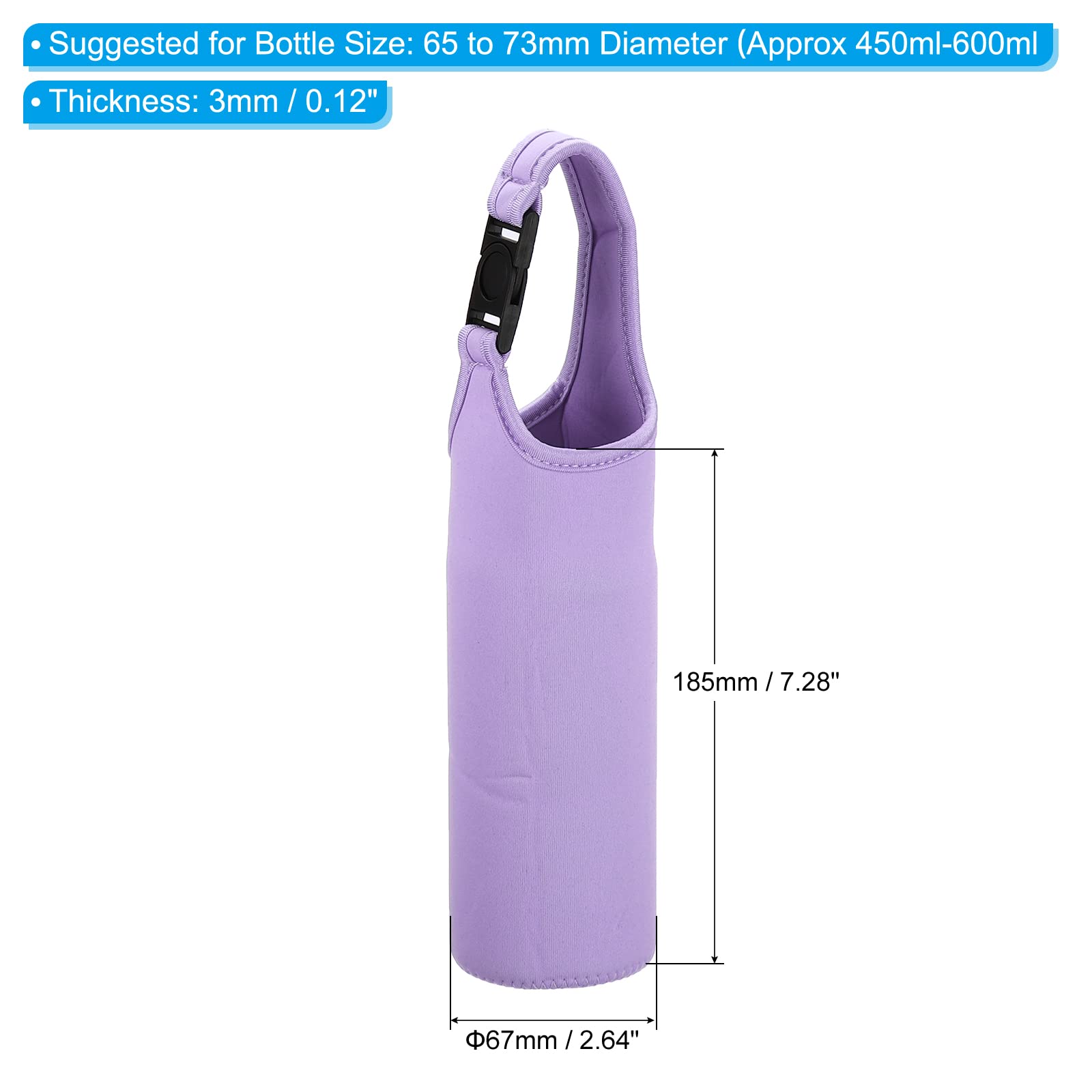 Portable Carrier Custom Insulated Beer Tote Neoprene Cooler Water Bottle Sling Bag