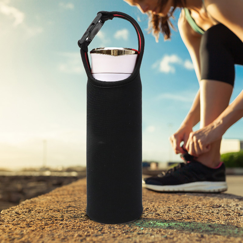 Portable Custom Insulated Water Bottle Sleeve Pouch Holder Neoprene Cooler Bag