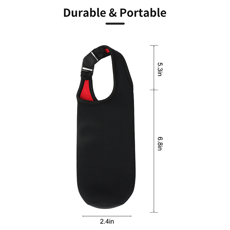 Portable Custom Insulated Water Bottle Sleeve Pouch Holder Neoprene Cooler Bag
