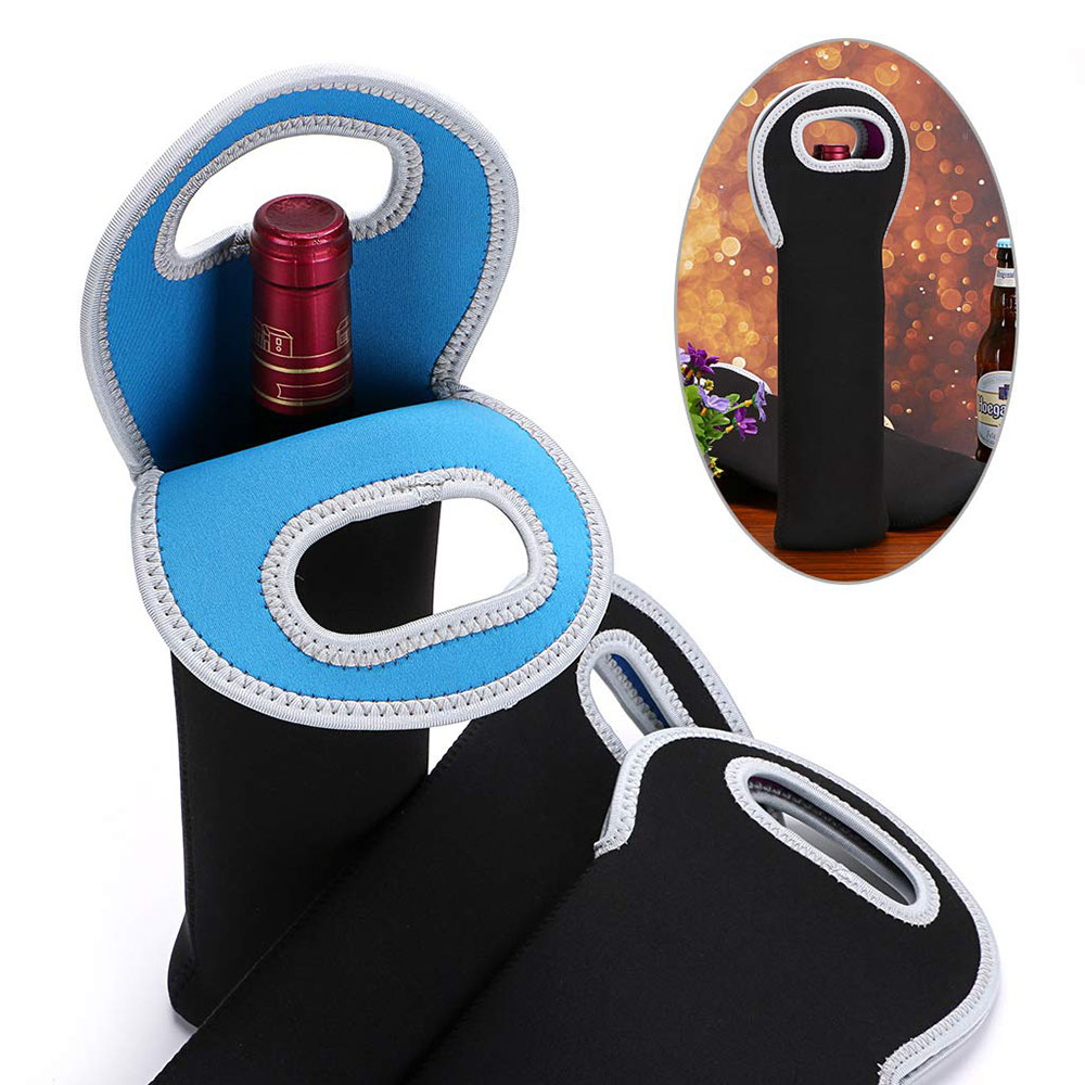 Portable Wholesale Insulator Carrier Custom Insulated Bottles Beer Tote Neoprene Cooler Bag