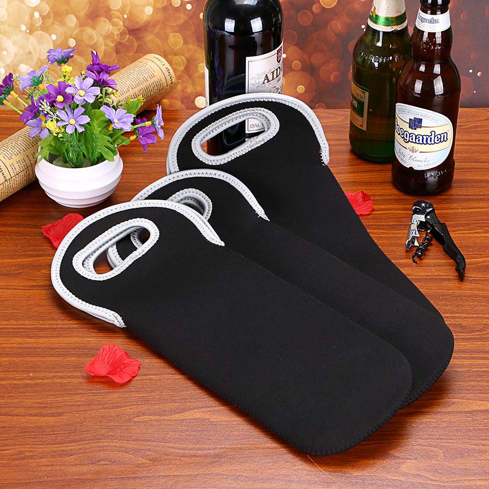 Portable Wholesale Insulator Carrier Custom Insulated Bottles Beer Tote Neoprene Cooler Bag