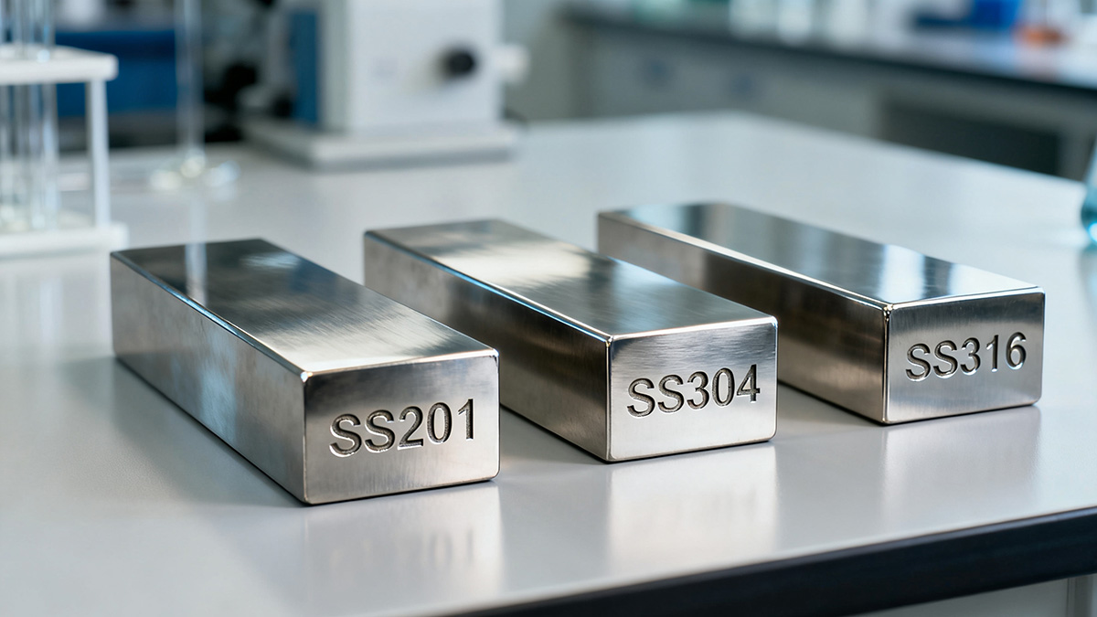 differences between ss201, ss304 and ss316