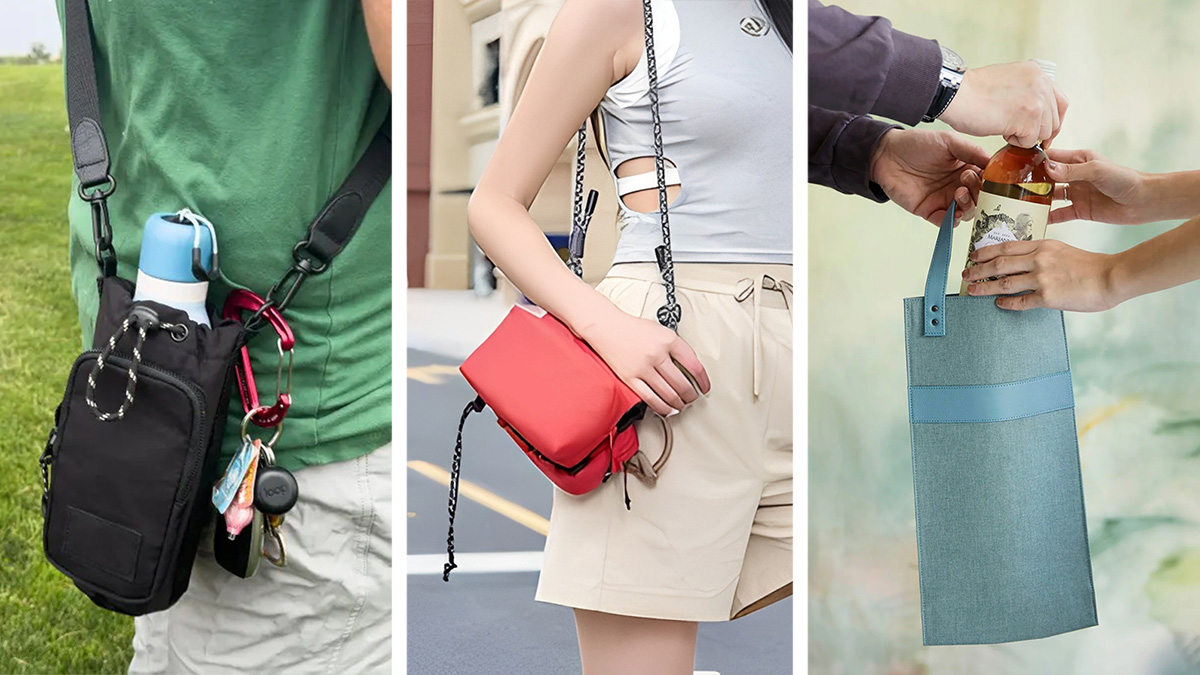 different usage scenarios of water bottle carrier bags