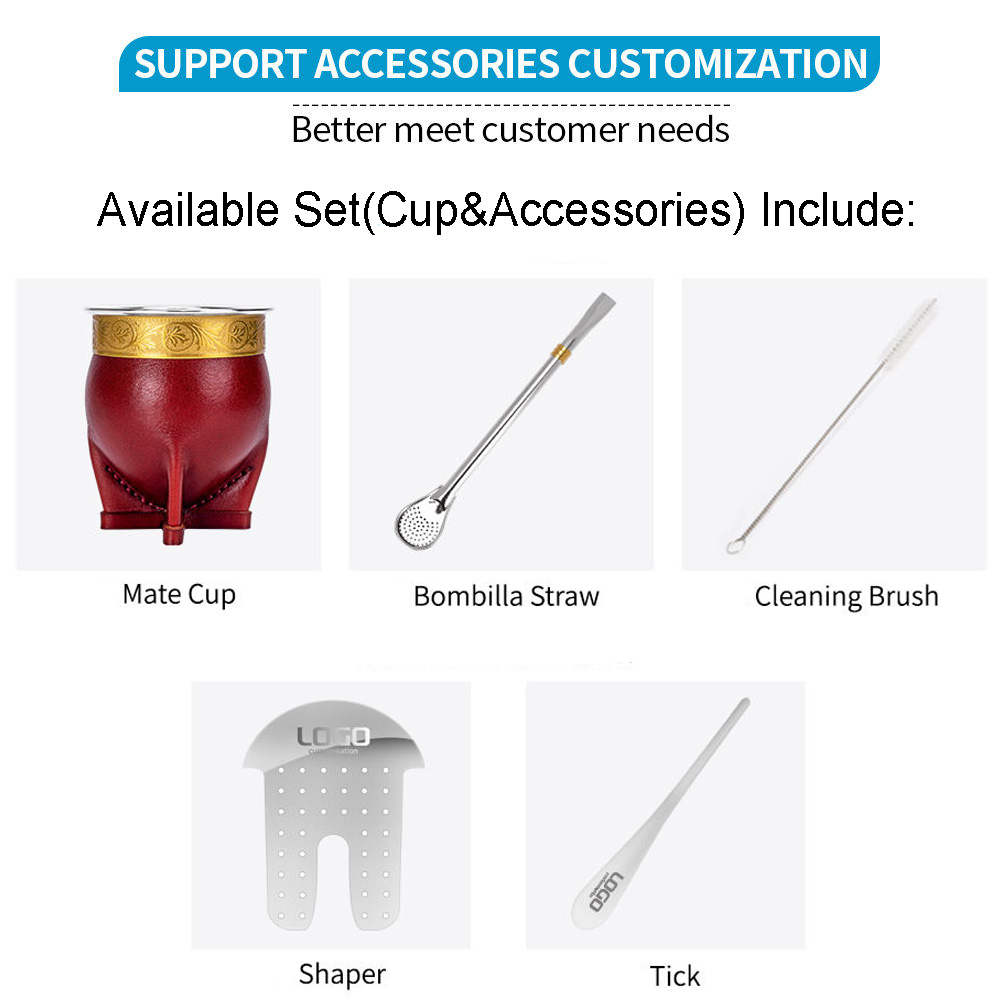 yerba mate cup accessories customization
