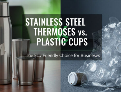 Stainless Steel Thermoses vs. Plastic Cups: The Eco-Friendly Choice for Businesses
