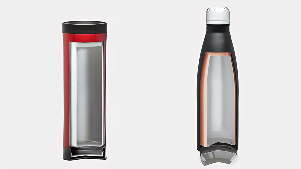 vacuum insulated bottle structures
