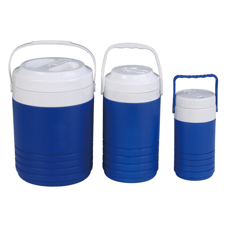 1.1QT2.6QT6QT Portable Multifunctional Outdoor Plastic Water Cooler Jug Insulation Ice Bucket with Handle 1L2.5L5.7L