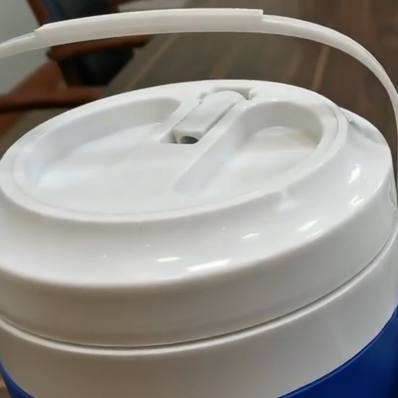 1.1QT2.6QT6QT Portable Multifunctional Outdoor Plastic Water Cooler Jug Insulation Ice Bucket with Handle 1L2.5L5.7L