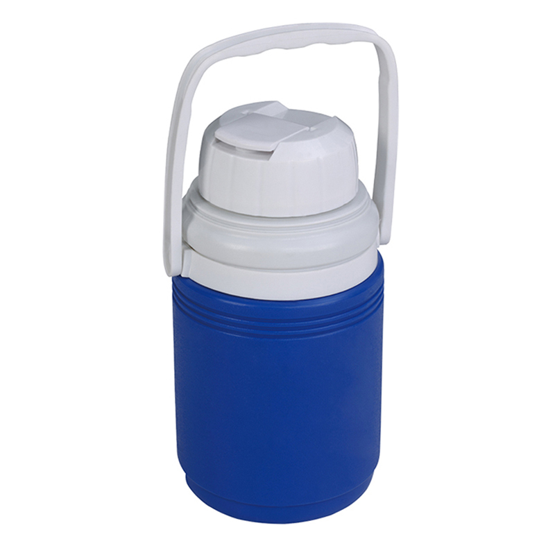 1.5QT Food Grade Plastic Insulated 0.4 Gallon Small Reusable Beverage Water Cooler Jug Ice Bucket Outdoor with Handle 1.4L