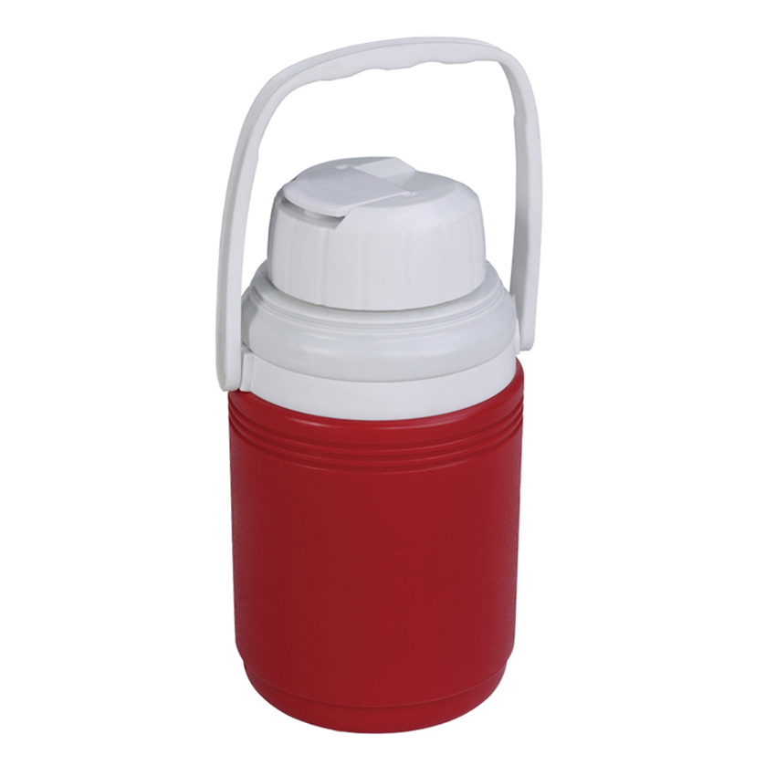 1.5QT Food Grade Plastic Insulated 0.4 Gallon Small Reusable Beverage Water Cooler Jug Ice Bucket Outdoor with Handle 1.4L
