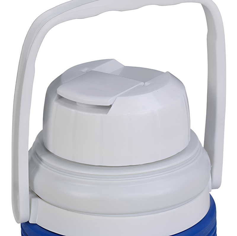 1.5QT Food Grade Plastic Insulated 0.4 Gallon Small Reusable Beverage Water Cooler Jug Ice Bucket Outdoor with Handle 1.4L