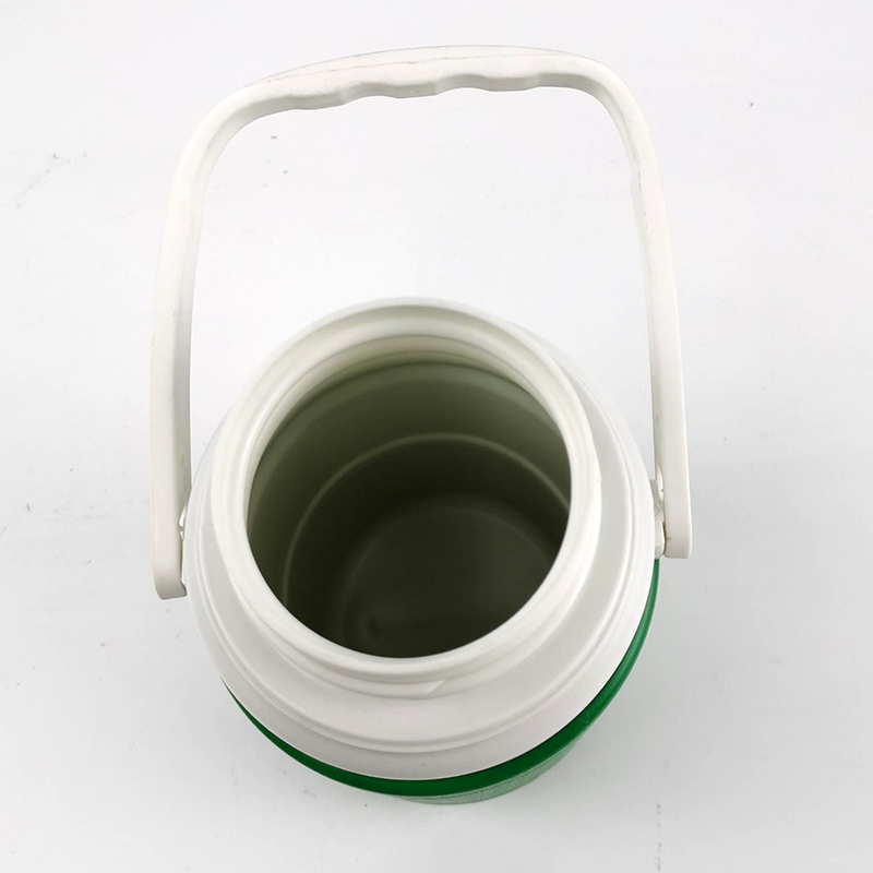 1.5QT Food Grade Plastic Insulated 0.4 Gallon Small Reusable Beverage Water Cooler Jug Ice Bucket Outdoor with Handle 1.4L