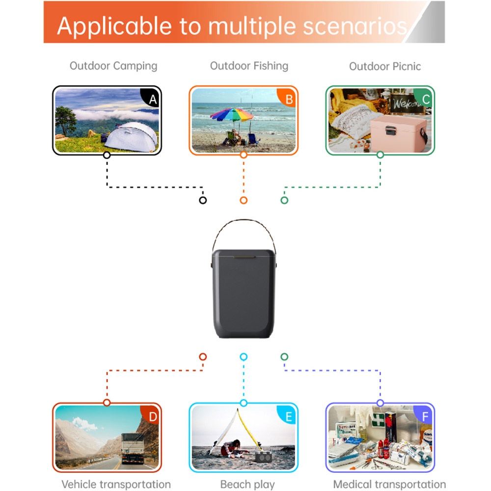 10.6QT High-Grade Fashionable ABS Hard Cooler Box with Spray Paint Wine Beer Gift Light Luxury 10L