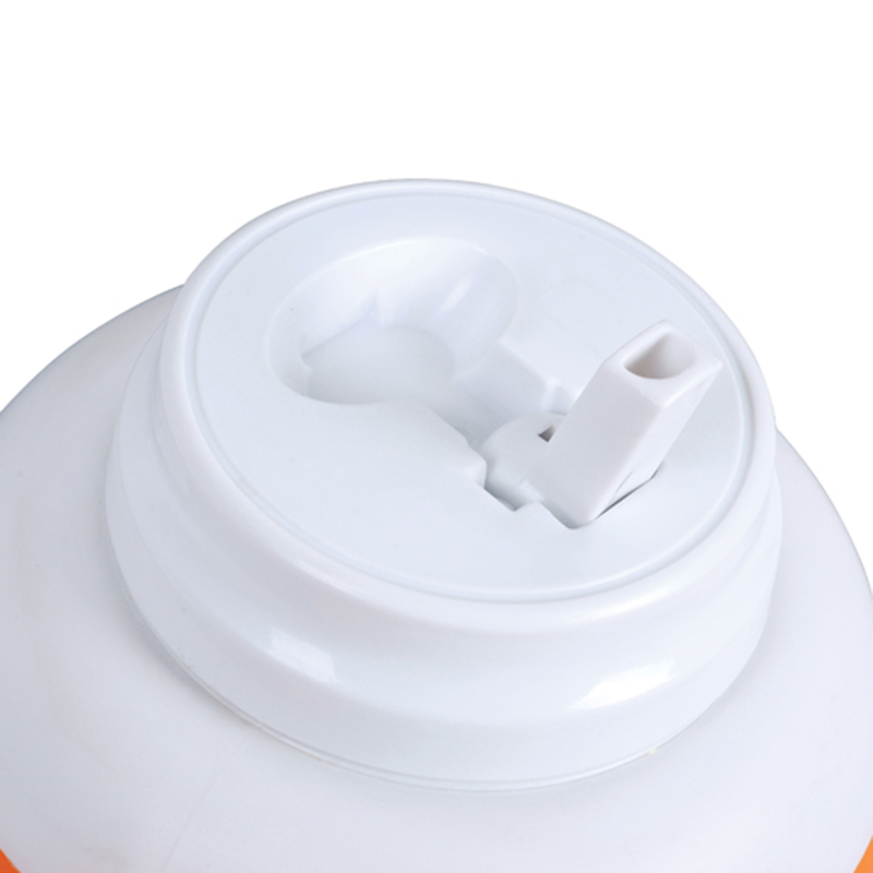 5.3QT Portable Round Water Cooler Jug with Handle 1.3 Gallon Foldable Straw Top Cup Lid Beverage Ice Bucket 5L