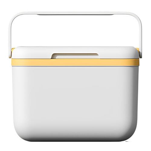 6.3QT Color Blocked Mini Customizable Commercial Gift Insulated Cooler Box with Plastic Handle 6L