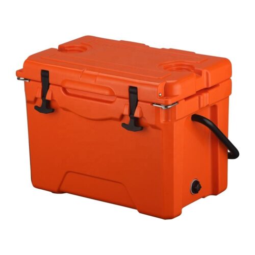25QT Portable Delivery Cooler Box 25L Ice Chest Rolling Transport Silica Gel wholesale